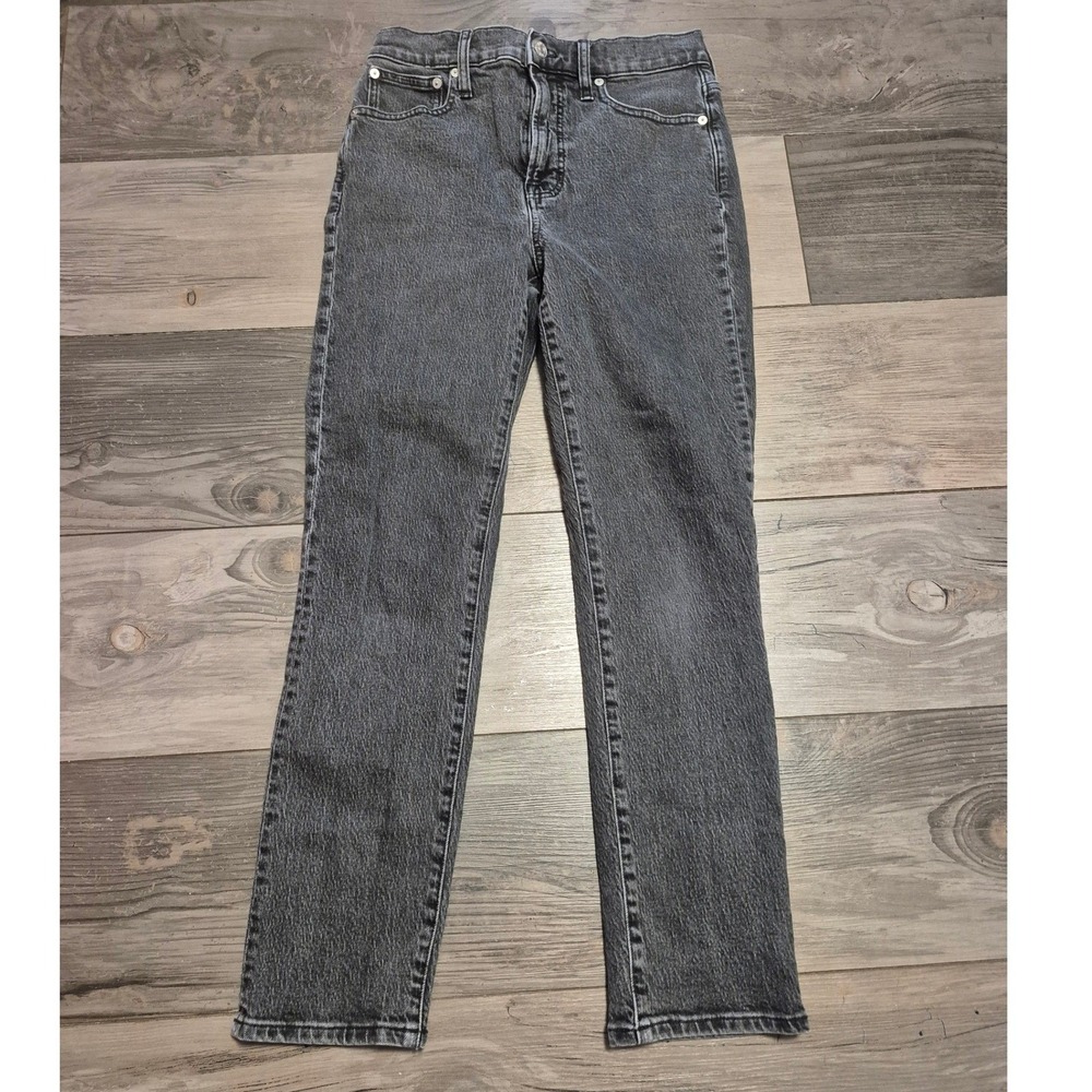 Madewell The Perfect Vintage Jean  Faded Black Denim Size 26